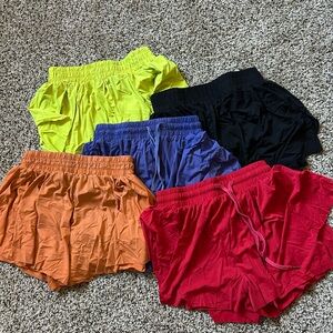 Colorful Athletic Shorts Set